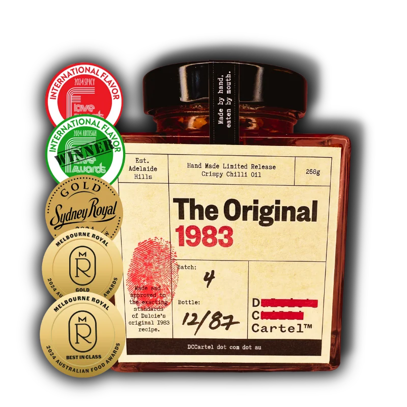 DC CARTEL Chiliöl Rapsöl kaufen | ALLCHILLI Original 1983